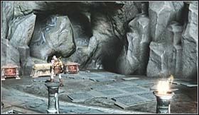 After the victory, before you head to the statues, take a look left - Walkthrough - Judges of the Underworld | Walkthrough - Walkthrough - God of War 3 Game Guide & Walkthrough