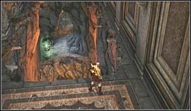 Youll have to jump into a hole in the floor to continue - Walkthrough - Judges of the Underworld | Walkthrough - Walkthrough - God of War 3 Game Guide & Walkthrough