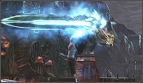 Follow the path to the very end and dont worry about any fights - Walkthrough - The Forge | Walkthrough - Walkthrough - God of War 3 Game Guide & Walkthrough