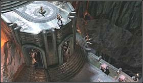 The further path leads to the place youve already visited at the beginning of your visit in Hades - Walkthrough - The Forge | Walkthrough - Walkthrough - God of War 3 Game Guide & Walkthrough