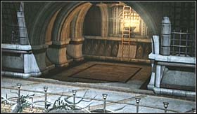 This way you will lower two ladders, on the left and right side - Walkthrough - Palace of Hades | Walkthrough - Walkthrough - God of War 3 Game Guide & Walkthrough