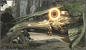 Right behind the corner (a surprise for those of you who have played the demo), Gaia will ask you for help - Walkthrough - The City of Olympia | Walkthrough - Walkthrough - God of War 3 Game Guide & Walkthrough