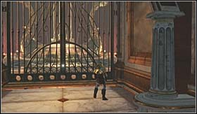 At the other end of the corridor there are some round stairs and an experience chest by their base - Walkthrough - The Flame of Olympus part II | Walkthrough - Walkthrough - God of War 3 Game Guide & Walkthrough