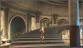 After getting to the very bottom, leave the lift and once more enter the familiar room - Walkthrough - The Flame of Olympus part II | Walkthrough - Walkthrough - God of War 3 Game Guide & Walkthrough