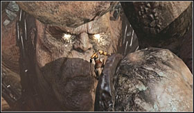 At the beginning you will go through some QTEs - Walkthrough - The Pit of Tartarus and Cronos | Walkthrough - Walkthrough - God of War 3 Game Guide & Walkthrough