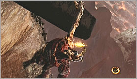 You will arrive at his shoulder, on a small arena - Walkthrough - The Pit of Tartarus and Cronos | Walkthrough - Walkthrough - God of War 3 Game Guide & Walkthrough