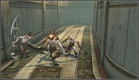 Inside of it you will be attacked by a new type of enemy - the Satyr - Walkthrough - Heras Garden | Walkthrough - Walkthrough - God of War 3 Game Guide & Walkthrough