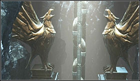 After landing in the labyrinth and having a conversation, jump onto the chain and get to Olympus, which will end this level - Walkthrough - Judges of the Underworld part 2 | Walkthrough - Walkthrough - God of War 3 Game Guide & Walkthrough
