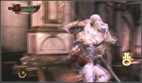 During the fight Zeus can sometimes grab you and drag you through the whole arena - Walkthrough - Zeus | Walkthrough - Walkthrough - God of War 3 Game Guide & Walkthrough