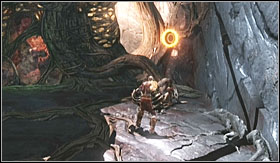 Hit him enough and a QTE mark will appear above his head - Walkthrough - Zeus | Walkthrough - Walkthrough - God of War 3 Game Guide & Walkthrough