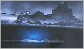 Go straight in the direction of the pit and Kratos will perform a characteristic jump, known from the first game - Walkthrough - The darkness | Walkthrough - Walkthrough - God of War 3 Game Guide & Walkthrough