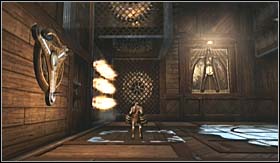 The cube will turn and youll land next to two chests (on the right): one with experience, the second one with a power-up - Trophies - aMAZEd - secret trophy | Trophies - Trophies - God of War 3 Game Guide & Walkthrough