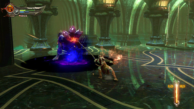 Also demonic hounds may be a problem - Fight with Cerberus - Chapter 10: The Temple of Delphi - God of War: Ascension - Game Guide and Walkthrough