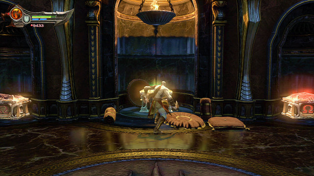 Leave the room and go to the next one - Riddles of Statues, Way to the Tombs - Chapter 10: The Temple of Delphi - God of War: Ascension - Game Guide and Walkthrough
