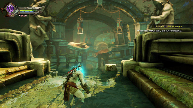 After a fight run down and left until you find an end of aqueduct - Walkthrough - Chapter 13: Passage to Delphi - God of War: Ascension - Game Guide and Walkthrough