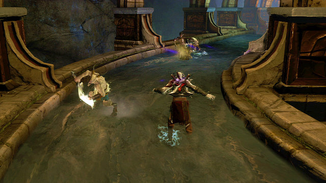 Run and enter the tunnel - Walkthrough - Chapter 13: Passage to Delphi - God of War: Ascension - Game Guide and Walkthrough