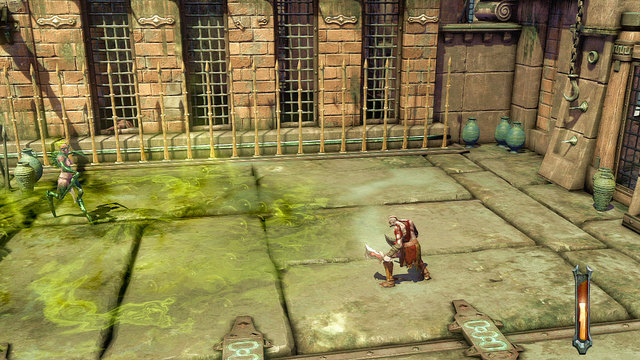 Youll fight an Empusa - Walkthrough - Chapter 16: Prison of the Damned (pt. 2) - God of War: Ascension - Game Guide and Walkthrough