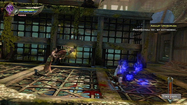 You get into an inside of the statue where two Witches attack you - Destroyed Head - Chapter 19: The Foot of Apollo - God of War: Ascension - Game Guide and Walkthrough