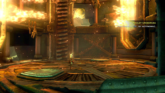 Then go left, passing green chest and enter the statue - Centaurs and the Foot of Apollo - Chapter 19: The Foot of Apollo - God of War: Ascension - Game Guide and Walkthrough