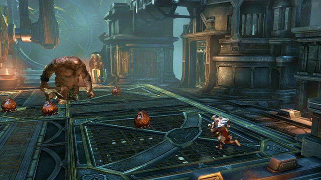 When you enter the Furnace, youll be attacked by Cyclope - Lighting the Furnace - Chapter 23: The Furnace - God of War: Ascension - Game Guide and Walkthrough