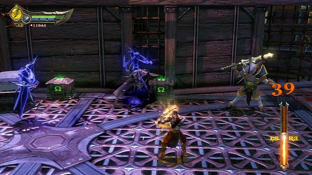 When you defeat them, a bigger Satyr and another spectre appear - Walkthrough - Chapter 26: Eyes of Apollo - God of War: Ascension - Game Guide and Walkthrough