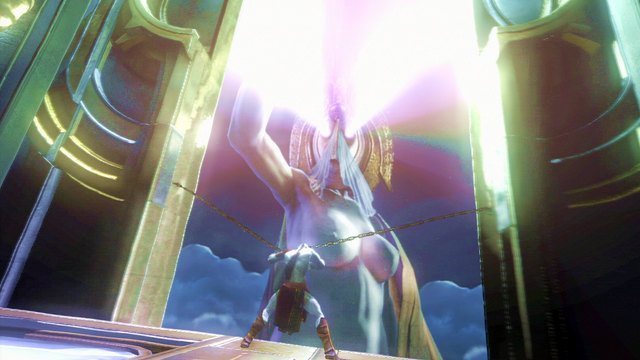 When the elevator moves, you get into a room from which youve taken the eyes of truth - Walkthrough - Chapter 28: The Trial of Archimedes - God of War: Ascension - Game Guide and Walkthrough