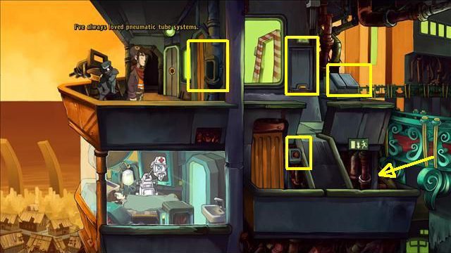 Take care of the blue Rufus now - Get to the hospital and operate Kletus | To rescue Goal and Deponia - To rescue Goal and Deponia - Goodbye Deponia Guide