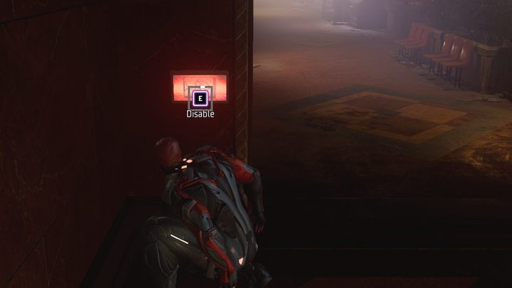 Additionally, you can turn off cameras if you reach a dedicated control panel - Gotham Knights: The Langstrom Drive - walkthrough - Chpater 1 - Gotham Knights Guide, Walkthrough