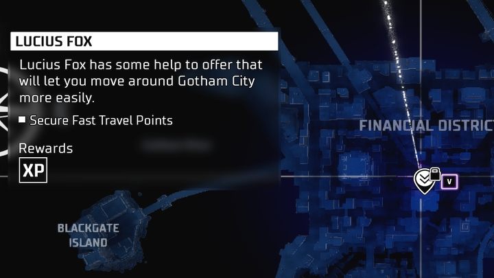 Before you can use fast travel, you must secure fast travel points - Gotham Knights: Aka Oswald Cobblepot - walkthrough - Chapter 2 - Gotham Knights Guide, Walkthrough