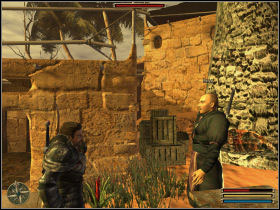 Enzo looks for crates missed during the undead assault - Ben Sala - Varant - Gothic 3 - Game Guide and Walkthrough