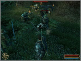 After the clash, loot the body of Orc leader: you will find a druid stone (needed for another quest) - Montera - Myrtana - Gothic 3 - Game Guide and Walkthrough