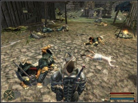 Do not start a fight in Varek's headquarter because you will be attacked but Orcs immediately - Montera - Myrtana - Gothic 3 - Game Guide and Walkthrough