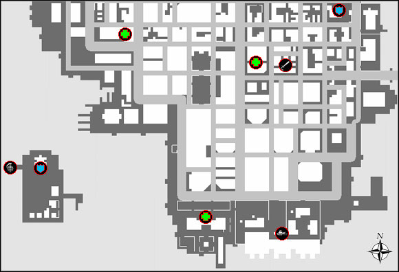 Algonquin (Center) - The Basics - Health, Armor and Weapons - The Basics - Grand Theft Auto: Chinatown Wars - Game Guide and Walkthrough