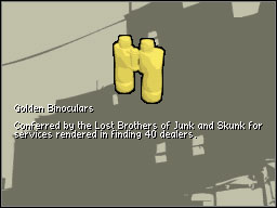 Golden Binoculars - Extra Activities - Rewards - Extra Activities - Grand Theft Auto: Chinatown Wars - Game Guide and Walkthrough