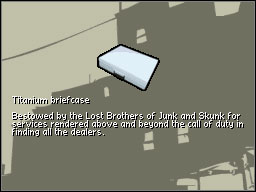 Titanium Briefcase - Extra Activities - Rewards - Extra Activities - Grand Theft Auto: Chinatown Wars - Game Guide and Walkthrough