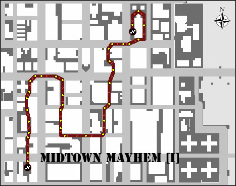 20 - Extra Activities - Races and Special Activities - Algonquin (Center) - Extra Activities - Grand Theft Auto: Chinatown Wars - Game Guide and Walkthrough