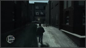A car - property of a guy you killed in an earlier mission, stands in a alley waiting for a new owner - Missions 21-30 - Main missions - Grand Theft Auto IV - Game Guide and Walkthrough