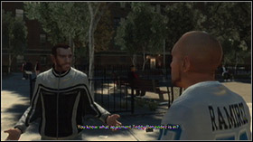 Go to the estate (1) and find a guy with 72 number on his blouse - Missions 51-60 - Main missions - Grand Theft Auto IV - Game Guide and Walkthrough