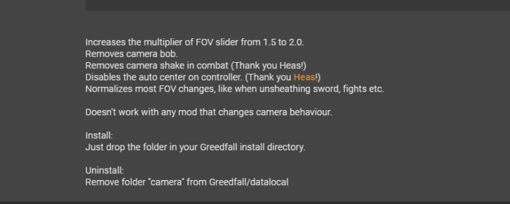 Each of the mods on this site has its own instructions - GreedFall: Mods - how to install? - Mods - GreedFall Guide