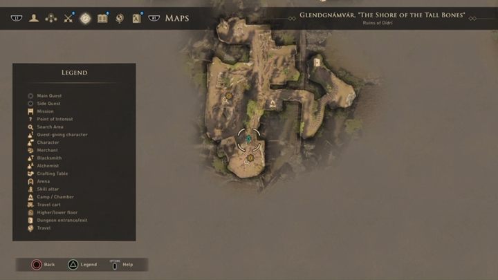 Go into the cave and go up the ladder on the right - GreedFall: Mystery of the Ancient Ruins - walkthrough - An Ancient Secret - GreedFall Guide