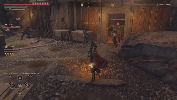 Go to the lab, and it turns out that it is guarded - GreedFall: The Experiments of Dr. Asili - walkthrough - In the Name of Science - GreedFall Guide