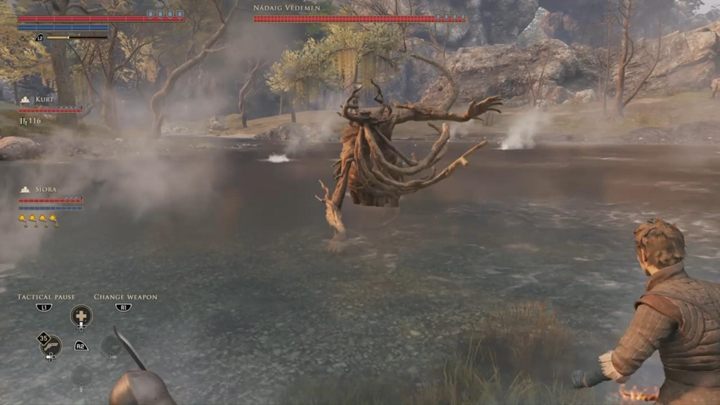 Description: the Enemy is near the water - GreedFall: Nadaiga, mini side bosses - list, how to beat? Walkthrough - Secrets and additional activities - GreedFall Guide