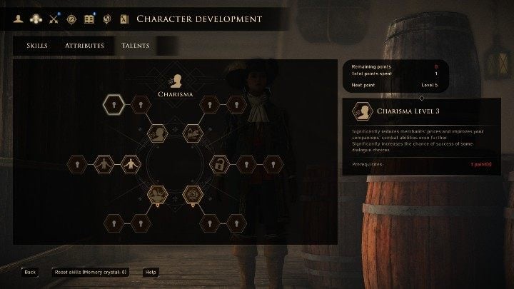 NEW AGILITY And CHARISMA TALENTS