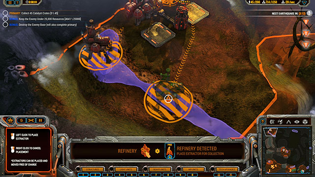 Every several minutes, there will be an earthquake, which damages the majority of buildings As soon as this happens, have them all repaired - Mission 3 - The Quarry - The Beta campaign - Grey Goo - Game Guide and Walkthrough