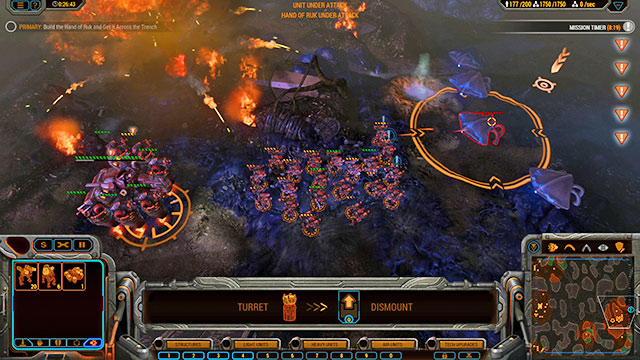 The other secondary objective requires scouting, from the air, at best - Mission 4 - The Trench - The Beta campaign - Grey Goo - Game Guide and Walkthrough