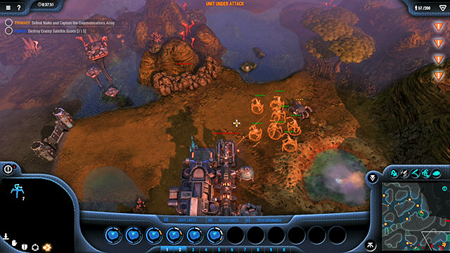 At this point, you should have reached the limit of your population - Mission 13 - The Grotto - Goo campaign - Grey Goo - Game Guide and Walkthrough