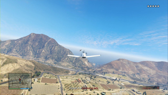 You can follow the enemy planes to prevent being chased yourself - GTA Online Heists: Heist 2, Prison Break - Heists (DLC) - GTA Online Guide