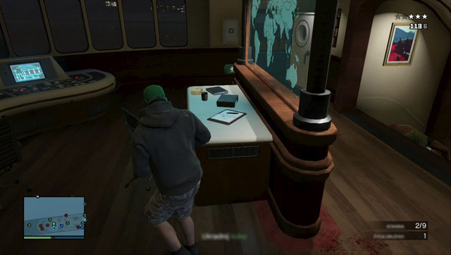 Coke is next to the captains seat - GTA Online Heists: Heist 4, Series A: Funding - Heists (DLC) - GTA Online Guide
