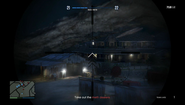 You can take out the majority of opponents at a long distance - GTA Online Heists: Heist 4, Series A: Funding - Heists (DLC) - GTA Online Guide