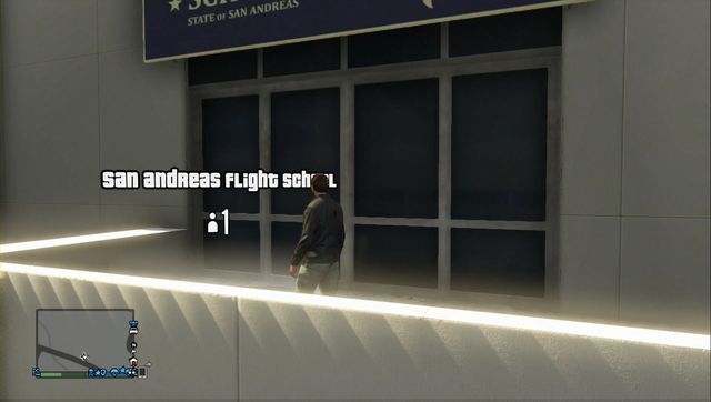 Flight School entrance. - GTA Online Heists: San Andreas Flight School (DLC) - Heists (DLC) - GTA Online Guide